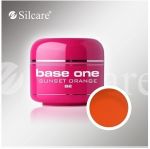 82 Sunset Orange base one żel kolorowy gel kolor SILCARE 5 g